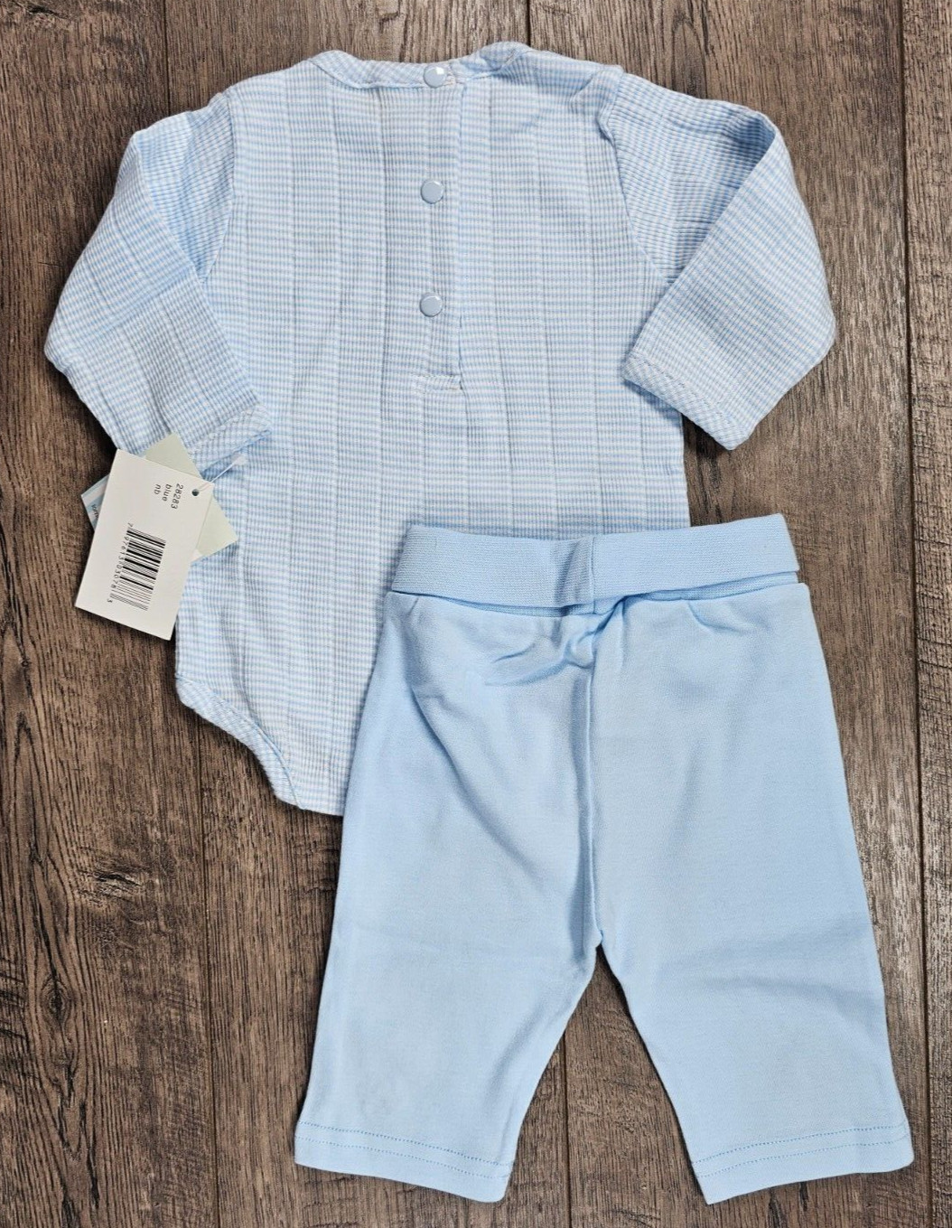 Baby Boy Clothes New Le Top Newborn 2pc Blue Paw Print Outfit