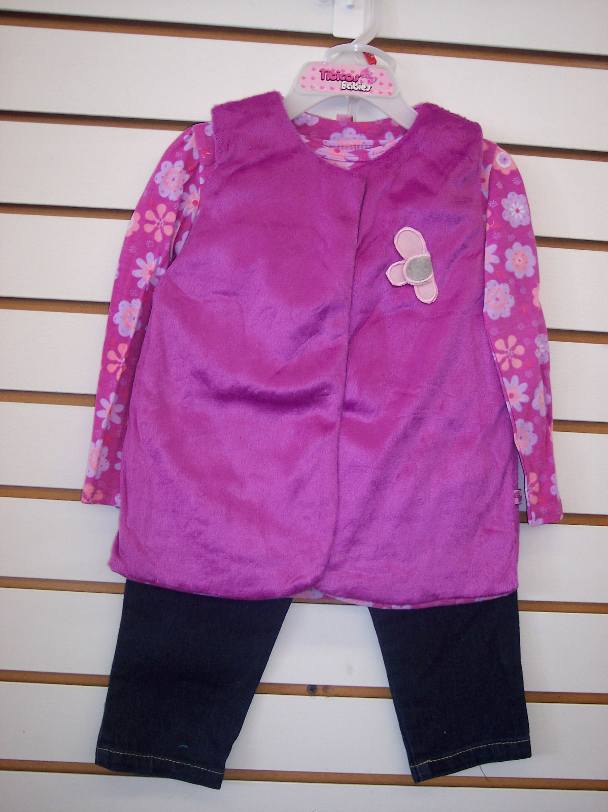 Infant Girls Titicos Babies 3pc Purple or Green Set Size 6/12 mo – 18/24 mo