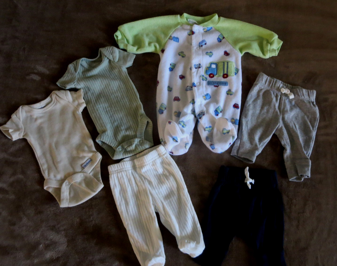 Preemie Baby Reborn Doll Boy Clothes Lot