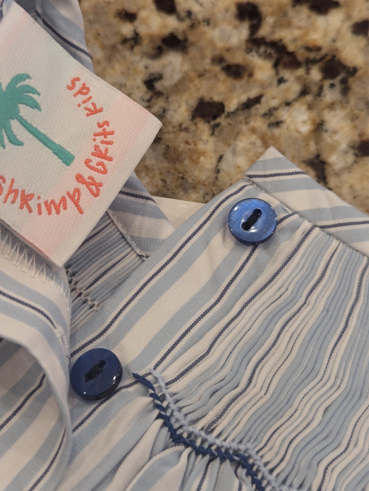 Shrimp & Grits Kids Baby Girl Nautical Whale Bishop Bubble Blue Pink size 3T