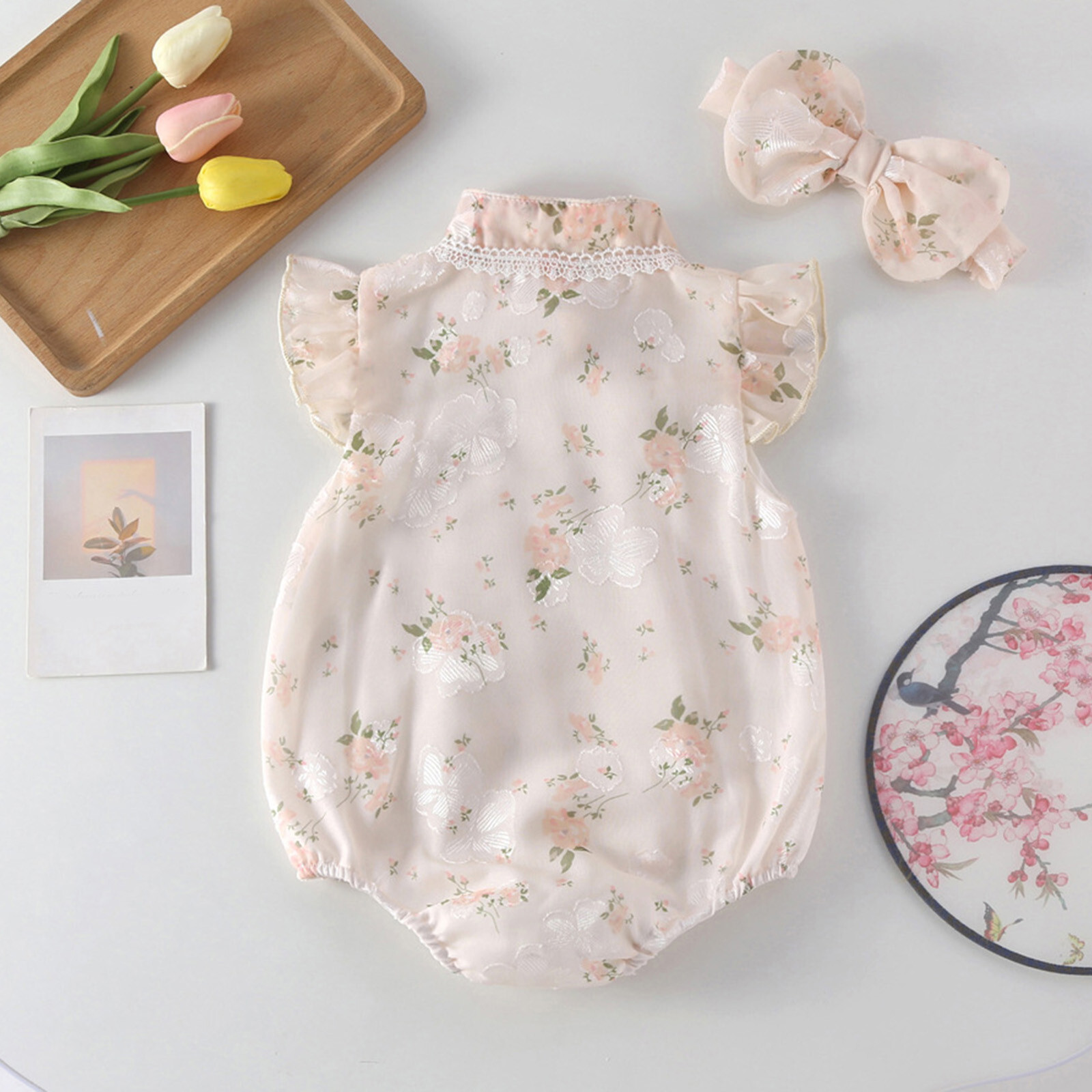 Preemie Baby Girl Clothes Newborn Babys Girls Summer Romper Short Sleeve Newborn