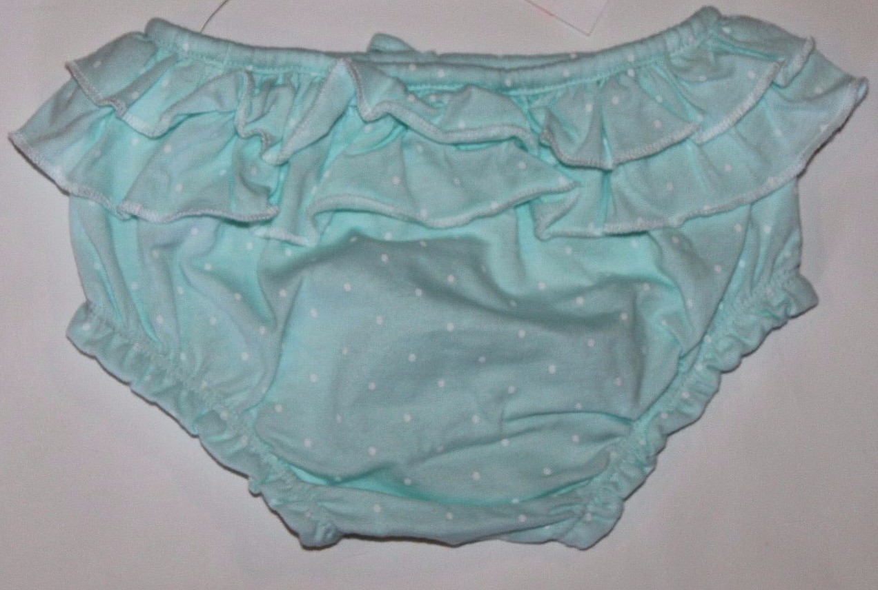 baby Gap NWT Girl’s 0 3 6 Mo Outfit Set 2 Aqua Blue Tops + Bubble Shorts