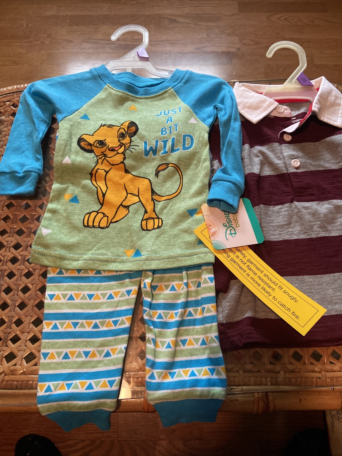 Lion King Baby Boys 12 Months Simba Sleep set 2pc NEW Disney Outfit + Shirt P10
