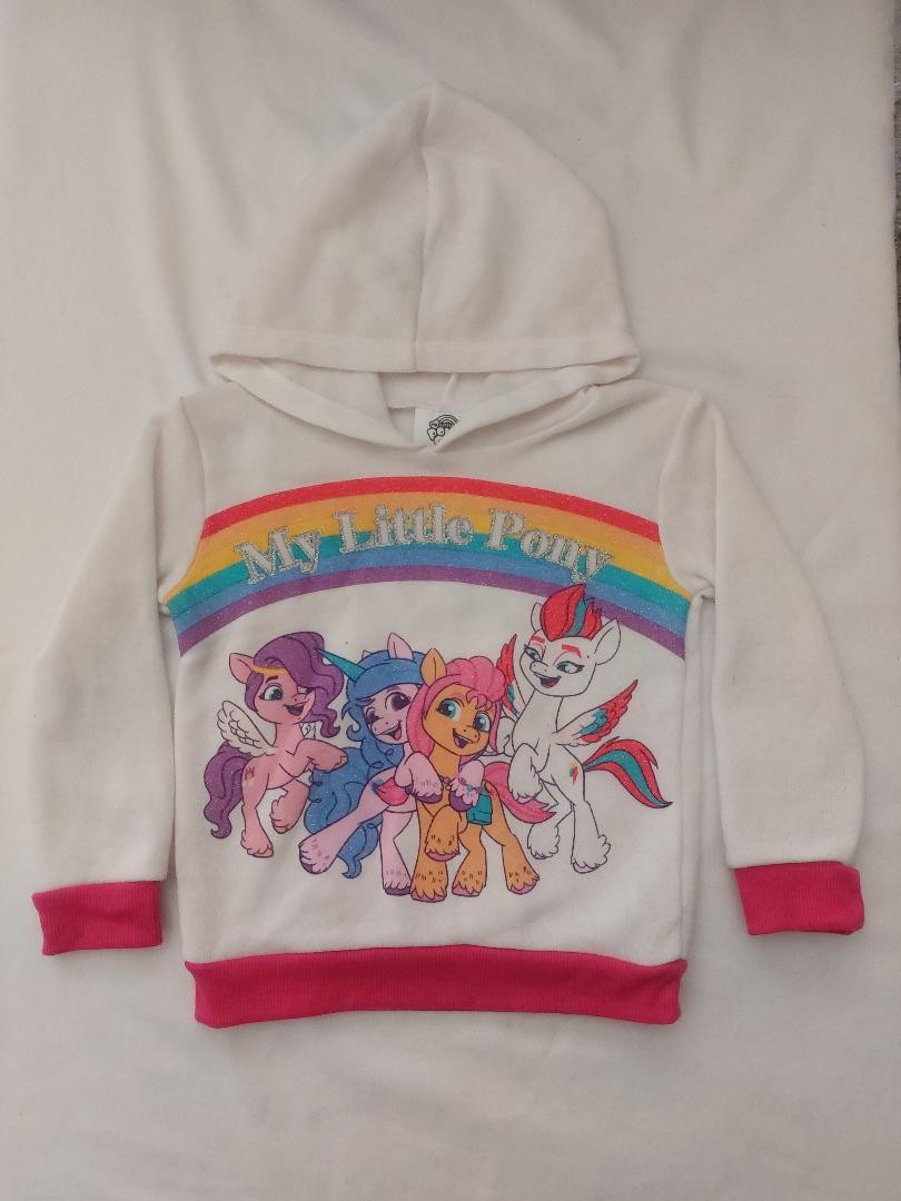 My Little Pony Rainbow Hugs Girl Multi-Color 2-Pc Hoodie & pants Outfit Set 3T
