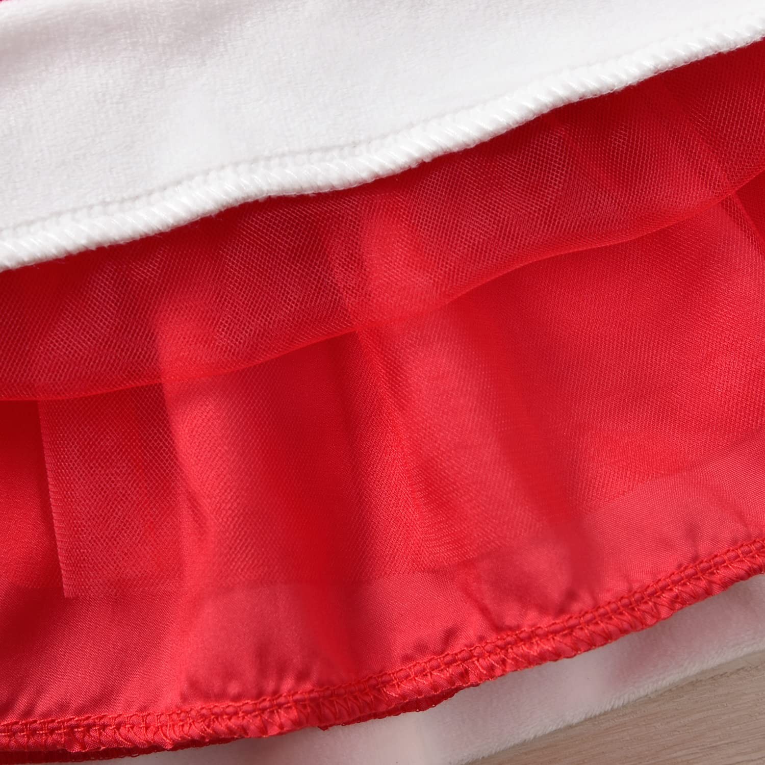 Little Girl Christams Outfits Santa Claus Tulle Xmas Clothes Set 2-3T