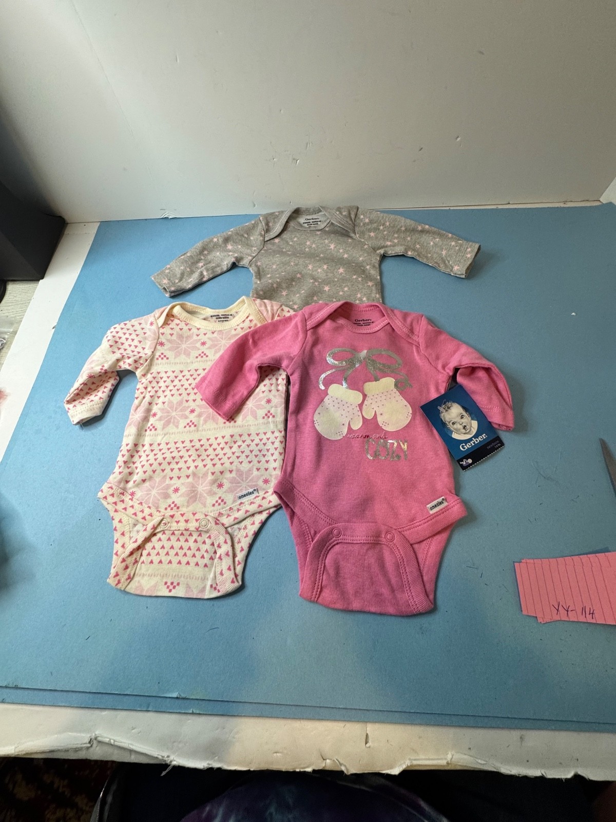 NEW 3 PACK! Newborn Baby Girls Bodysuit Lot, Infant Clothes Gift Set N