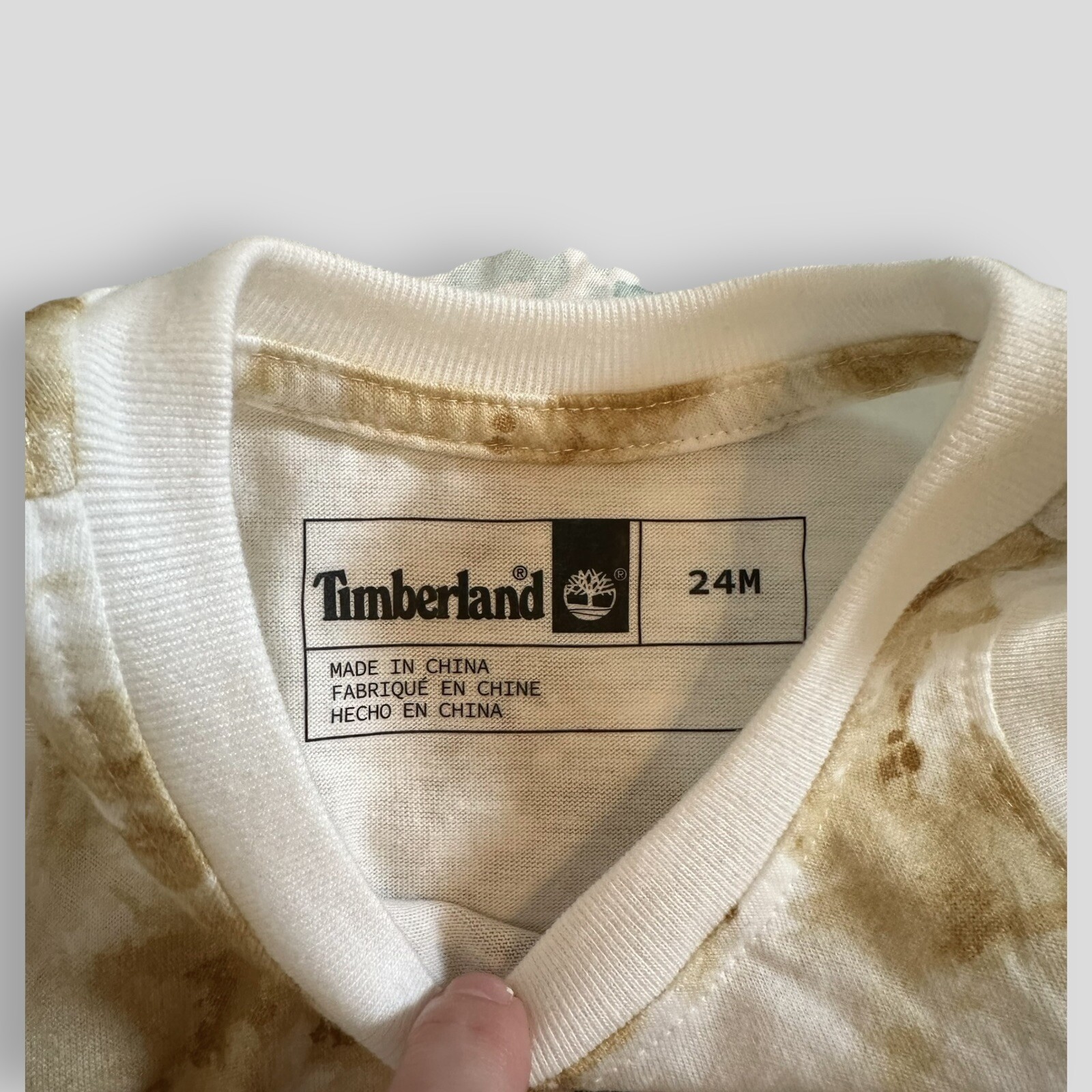 Timberland boys 2 Pieces Marshmallow Tank Short Set Size 24mo