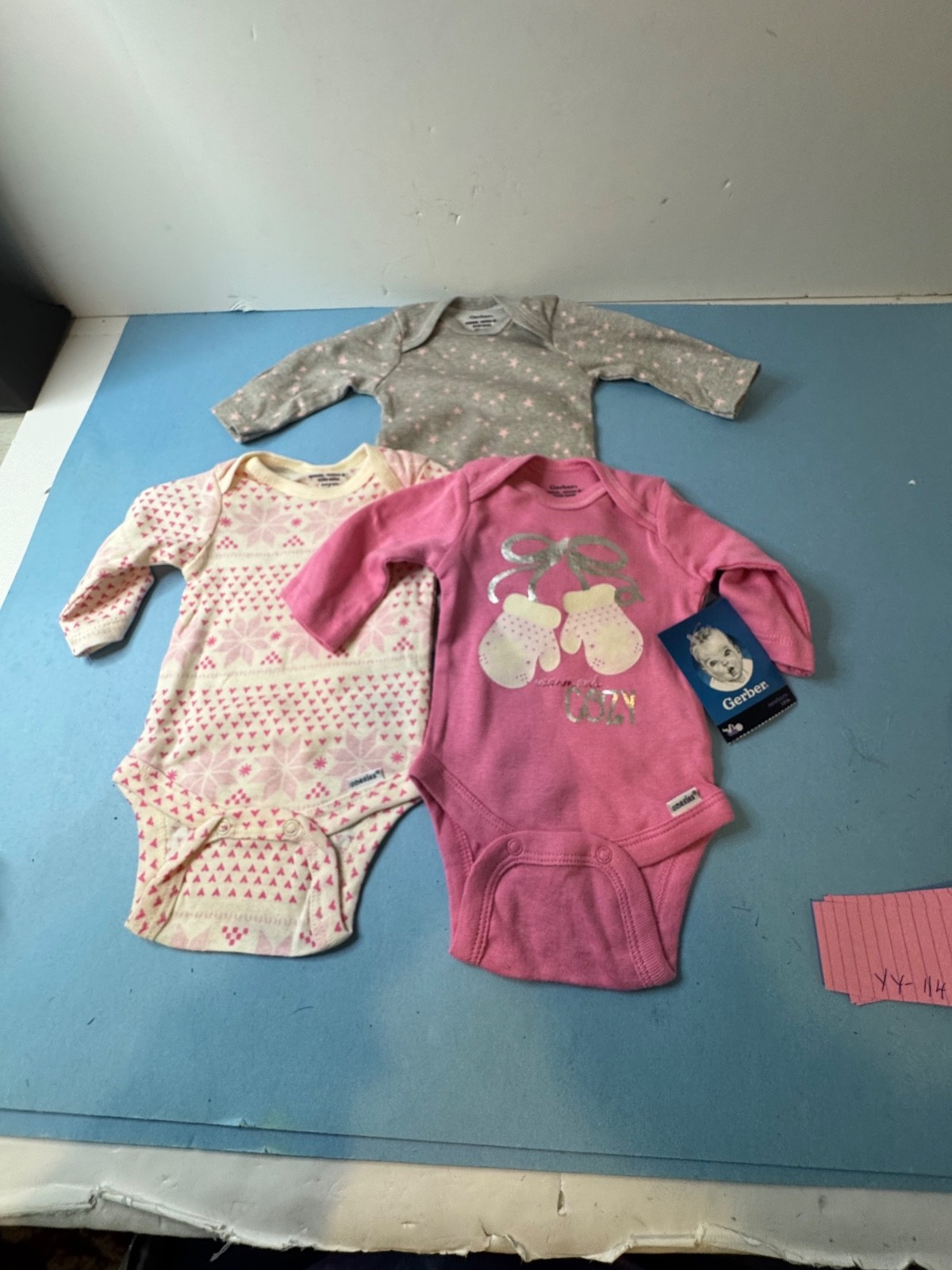 NEW 3 PACK! Newborn Baby Girls Bodysuit Lot, Infant Clothes Gift Set N