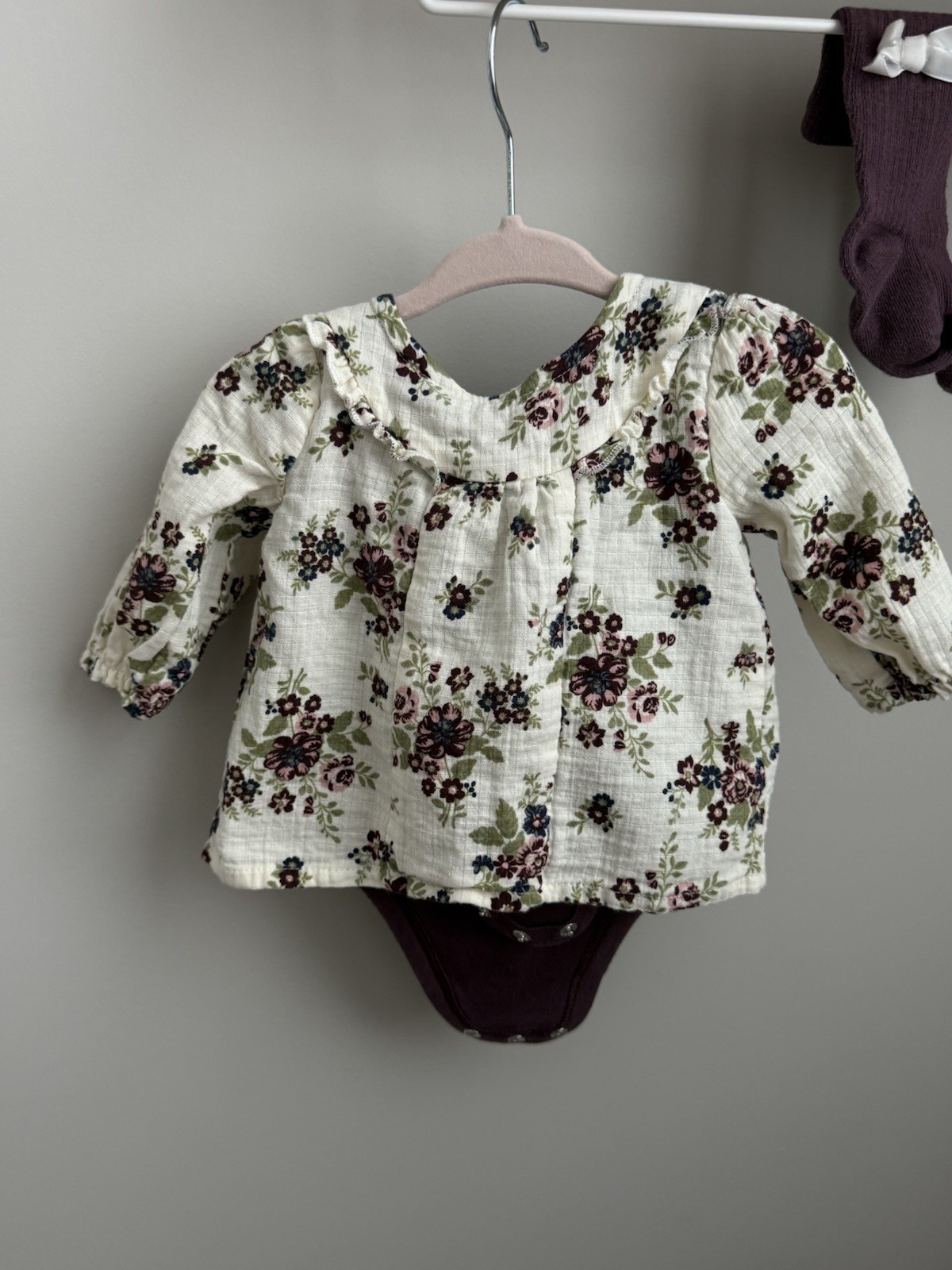 Girls’ Infant Dress 0-3 Months Baby Clothes Floral Print