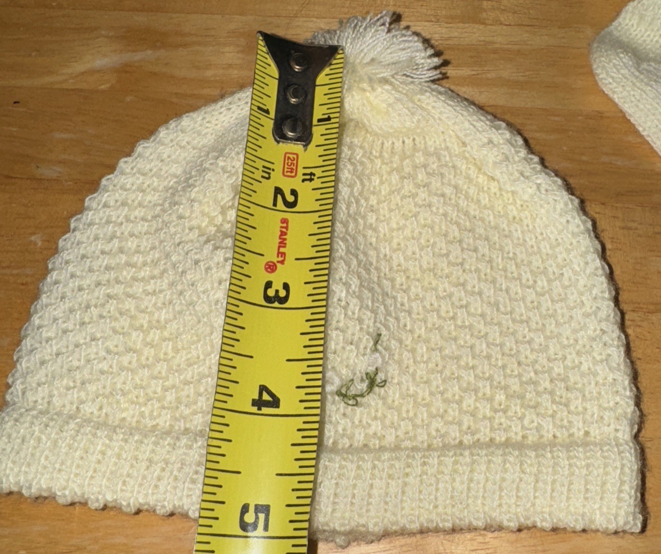Latnel Knit Baby Sweater 3 Pc Set Cardigan Hat Booties Butter Yellow 6-12 Month