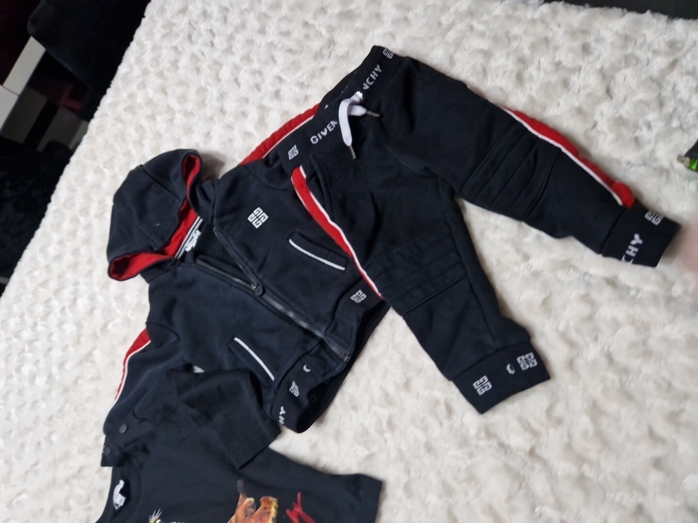 Givenchy Baby Boy 12 Months Tracksuit Set Vgc