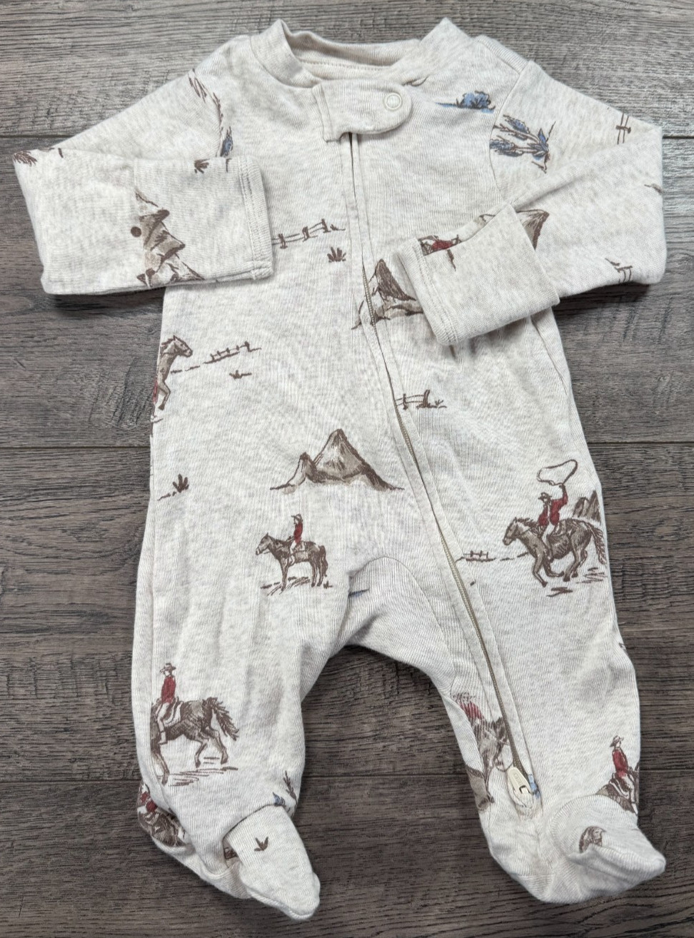 Baby Boy Clothes Organic Little Planet Carter’s Newborn Cowboy Horse Outfit