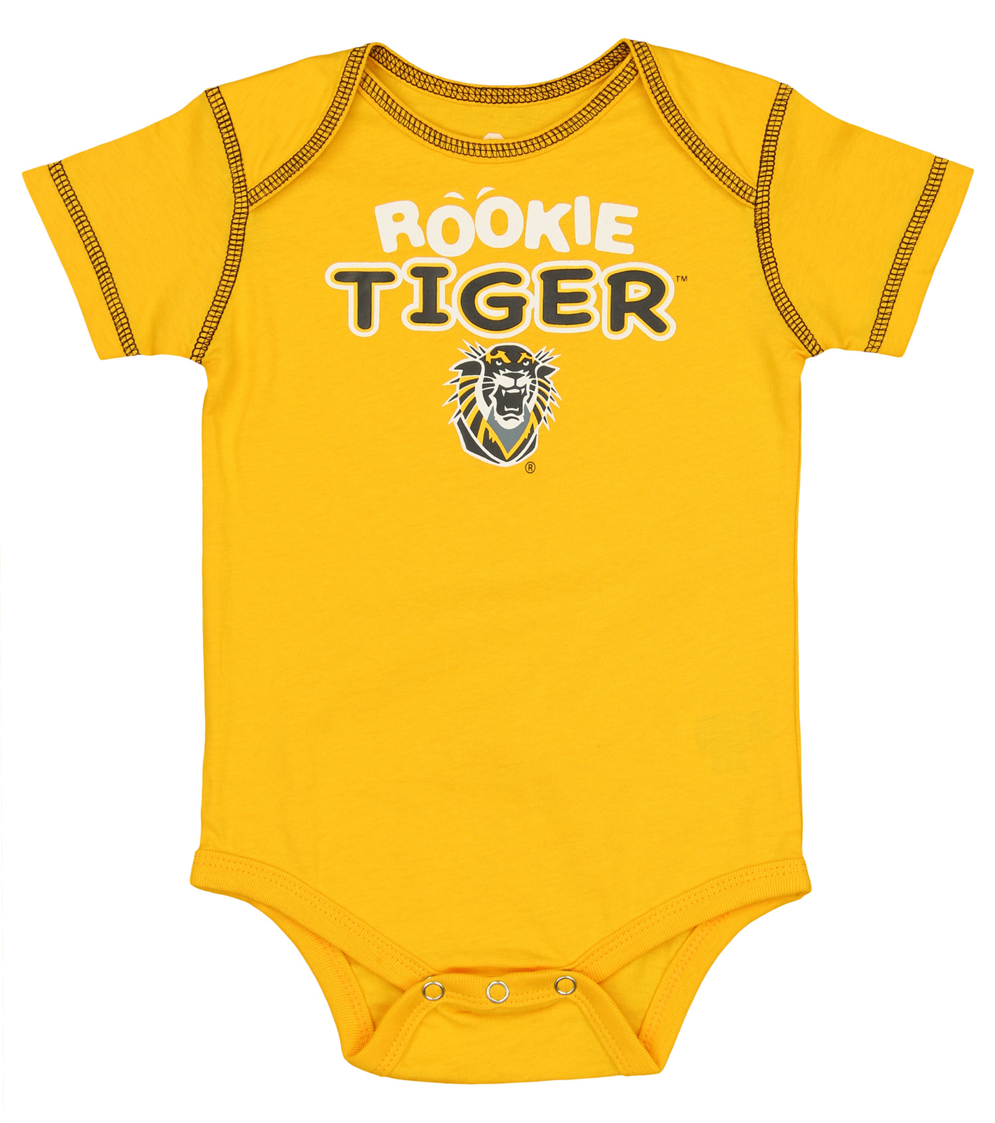 Outerstuff NCAA Infants Fort Hays State Tigers 3 Pack Creeper Bodysuit Set