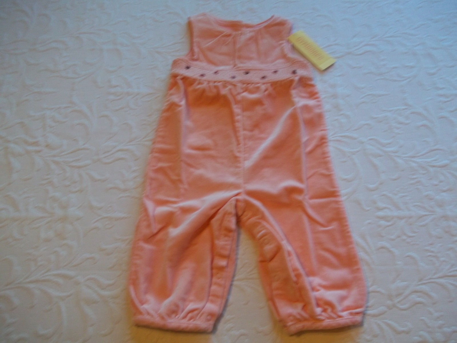 Vtg Gymboree Holiday Friend Rosebud Easter ROMPER ONE piece overalls 6-12 NWT