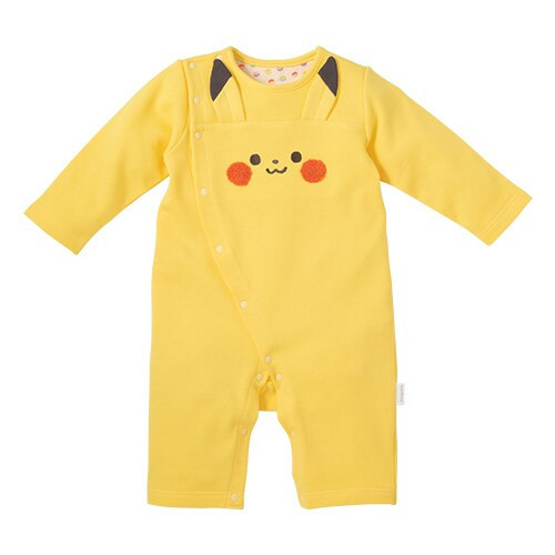 Pokemon monpoke Pikachu Newborn Baby Clothes Coverall 70-80cm Gift Japan New