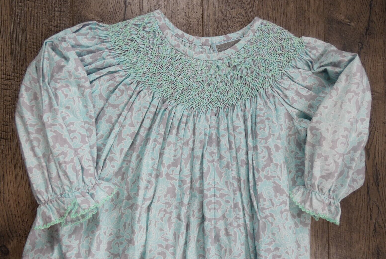Baby Girl Clothes Honesty 18 Month Blue Smocked Dressy Outfit