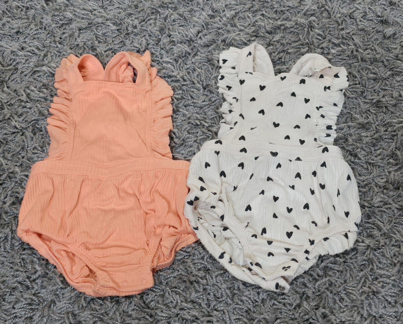Cat & Jack Criss-Cross Back Romper Outfit Size: 12 Month
