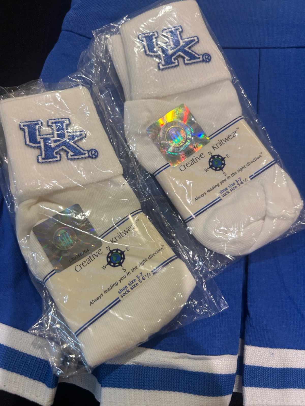 3-6 mo Kentucky Cheer Dress & 2 pr Socks-Monogrammed Logos