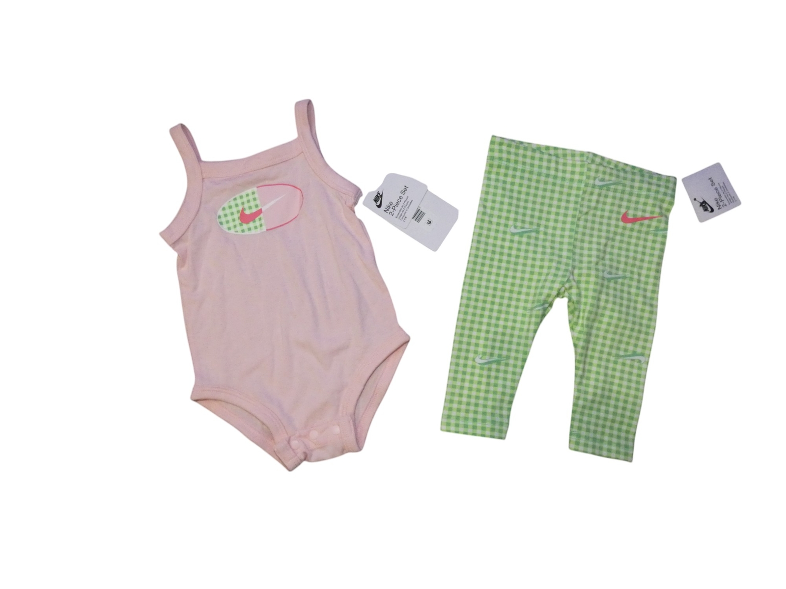 Nike Baby Girls Bodysuit Leggings Outfit Summer Spring Set 6 Months NWT