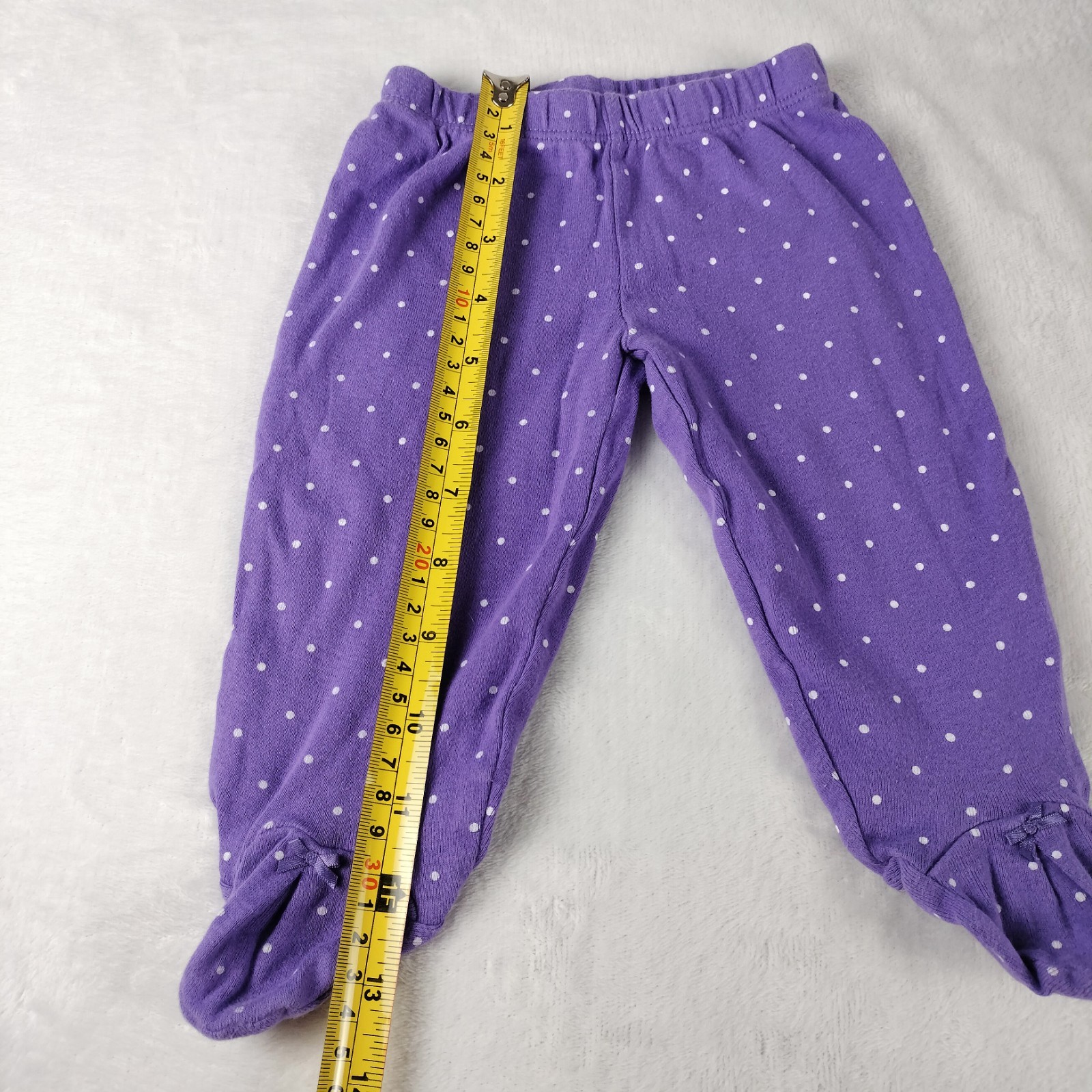 Carter’s Lot Of 3 Purple 6-Months T-Shirt Footie Pants Hoodie Zippered Vest