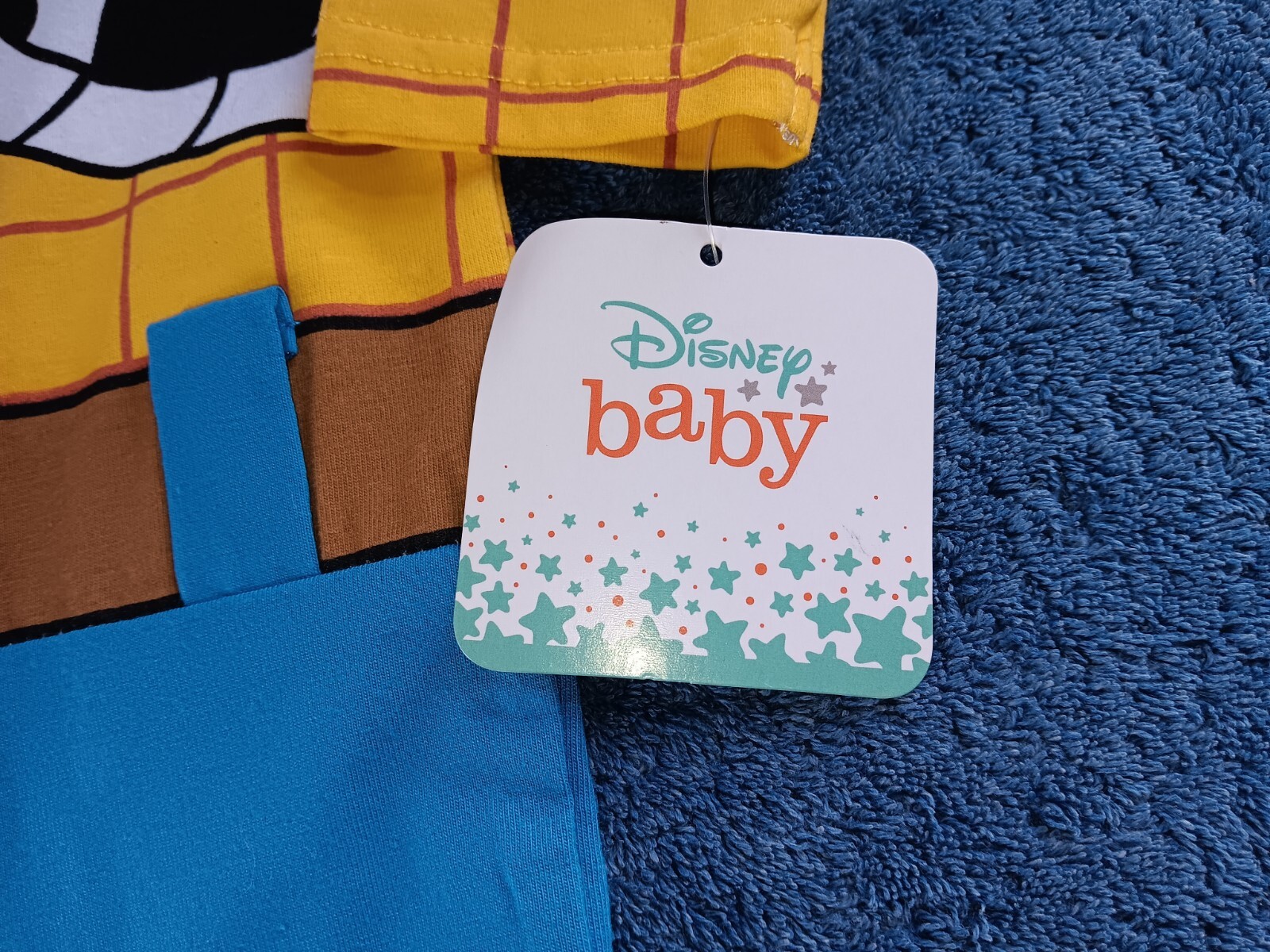 Baby Boys Disney Toy Story Sheriff Woody Costume PJ 12-18 mo NWT Hood Union Suit