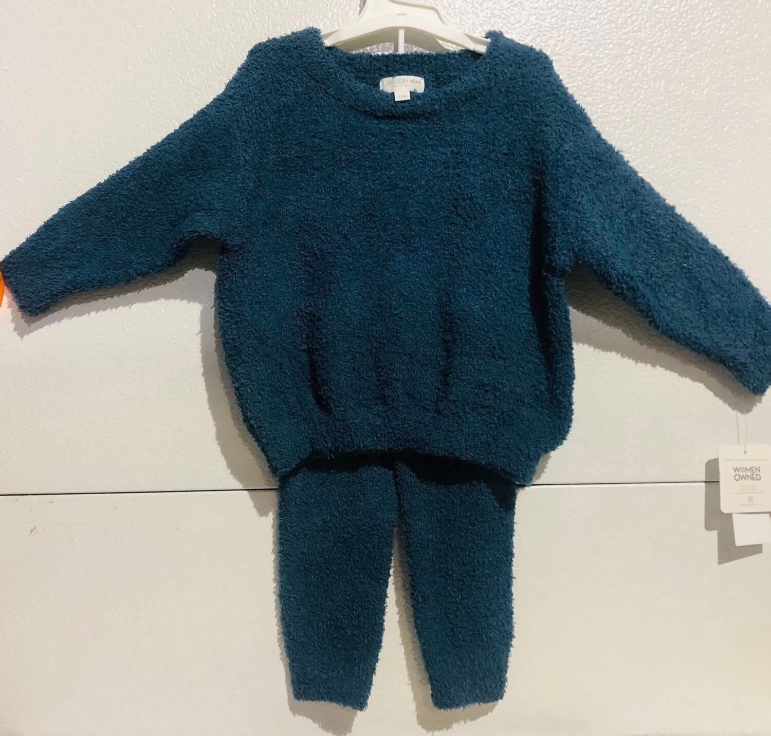 Grayson Collective Infants Size 18M 2-Pc Fleece Sweatshirt And Pants Outfit New