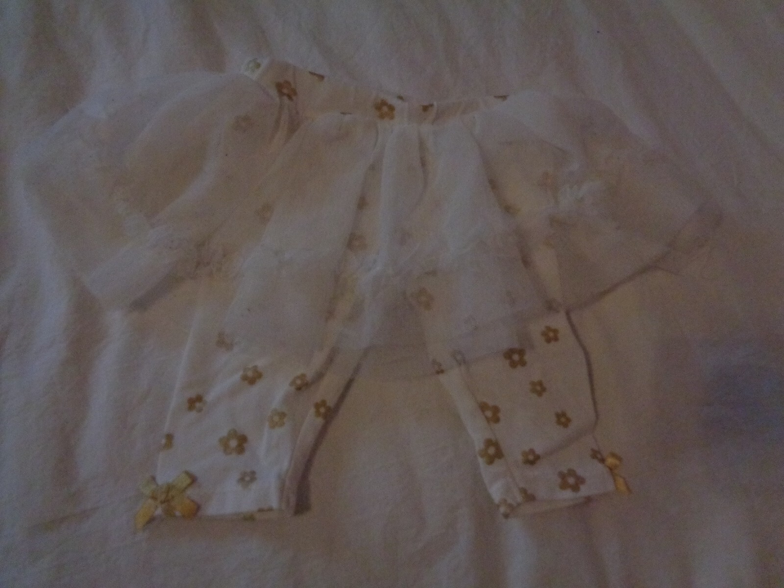BABY GIRL 0-3 BODYSUIT & TUTU SETS 4 PIECE METALIC GOLD PINK IVORY HEART FLOWERS