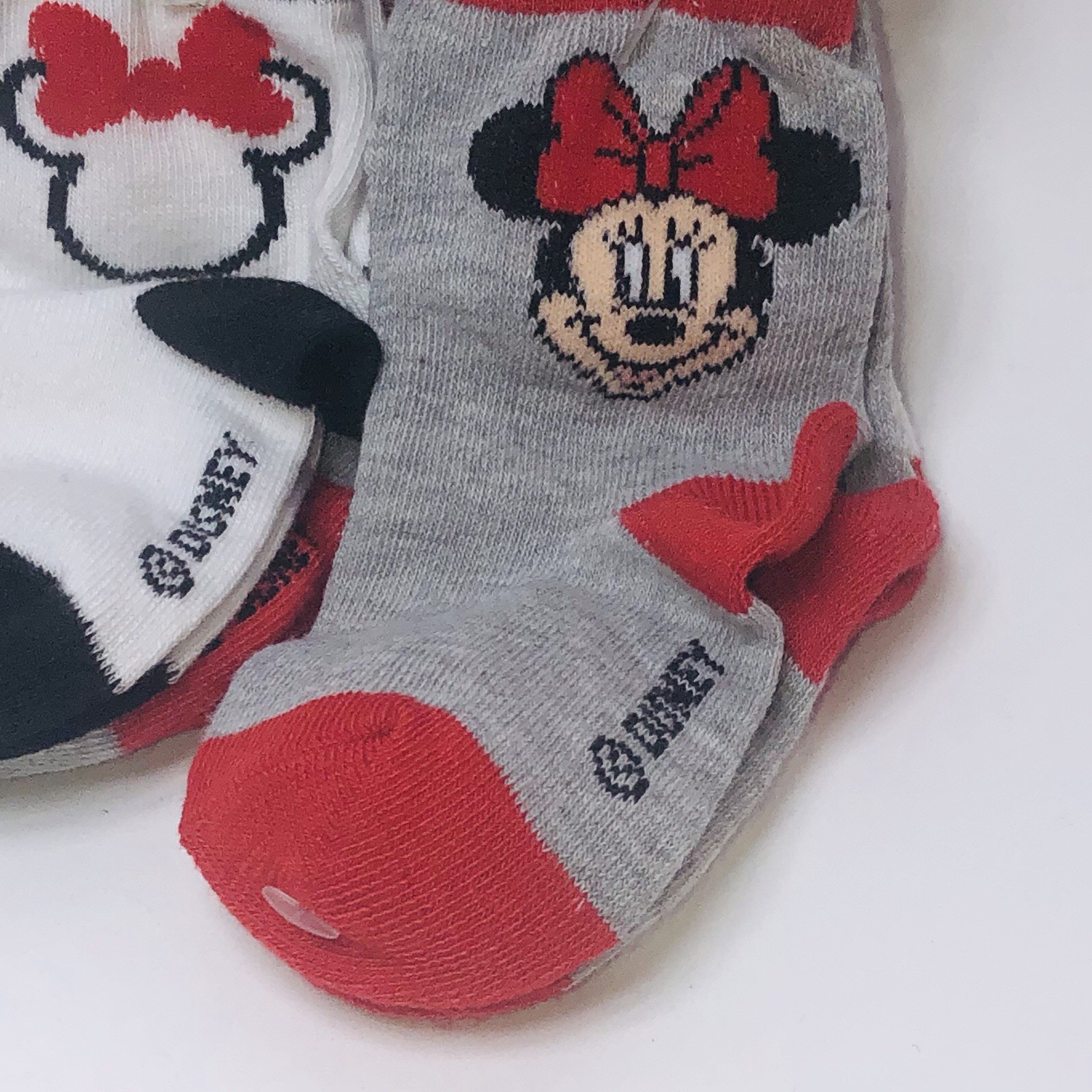 DISNEY BABY SOCKS 6 PAIRS MINNIE MOUSE 12 – 24 MONTHS ( Polkadots, Hearts