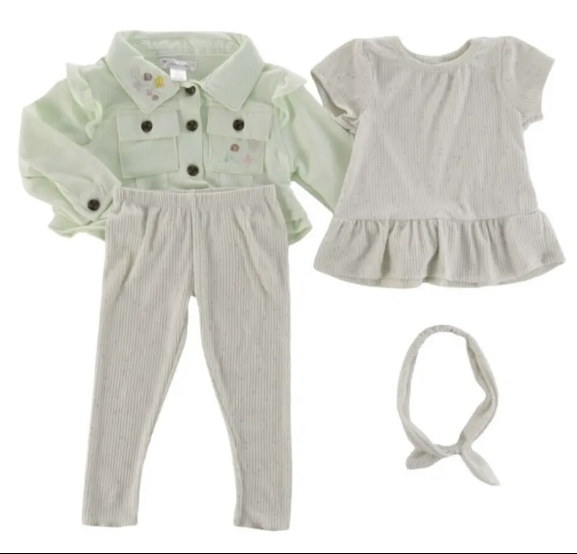 Wholesale Lot Of 27 Nannette Toddler Girls 3Pc Jacket Outfit Set Sizes 2T 3T 4T