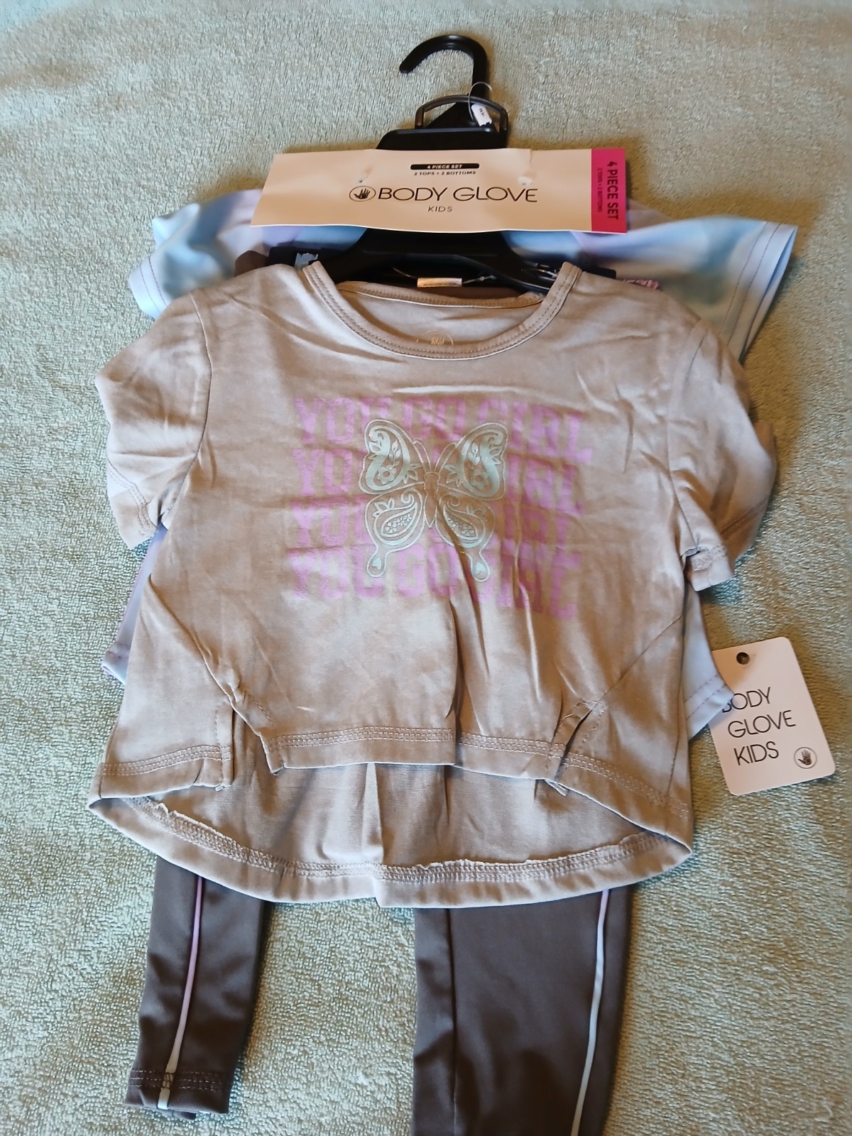 Body Glove Girls 2T 4 Piece Set 2 Tops 2 Bottoms NWT