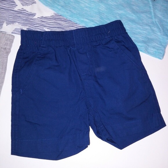 Set of 5 Wonderkids Boys Toddler Infant 12 Months T Shirt & Shorts Outfits