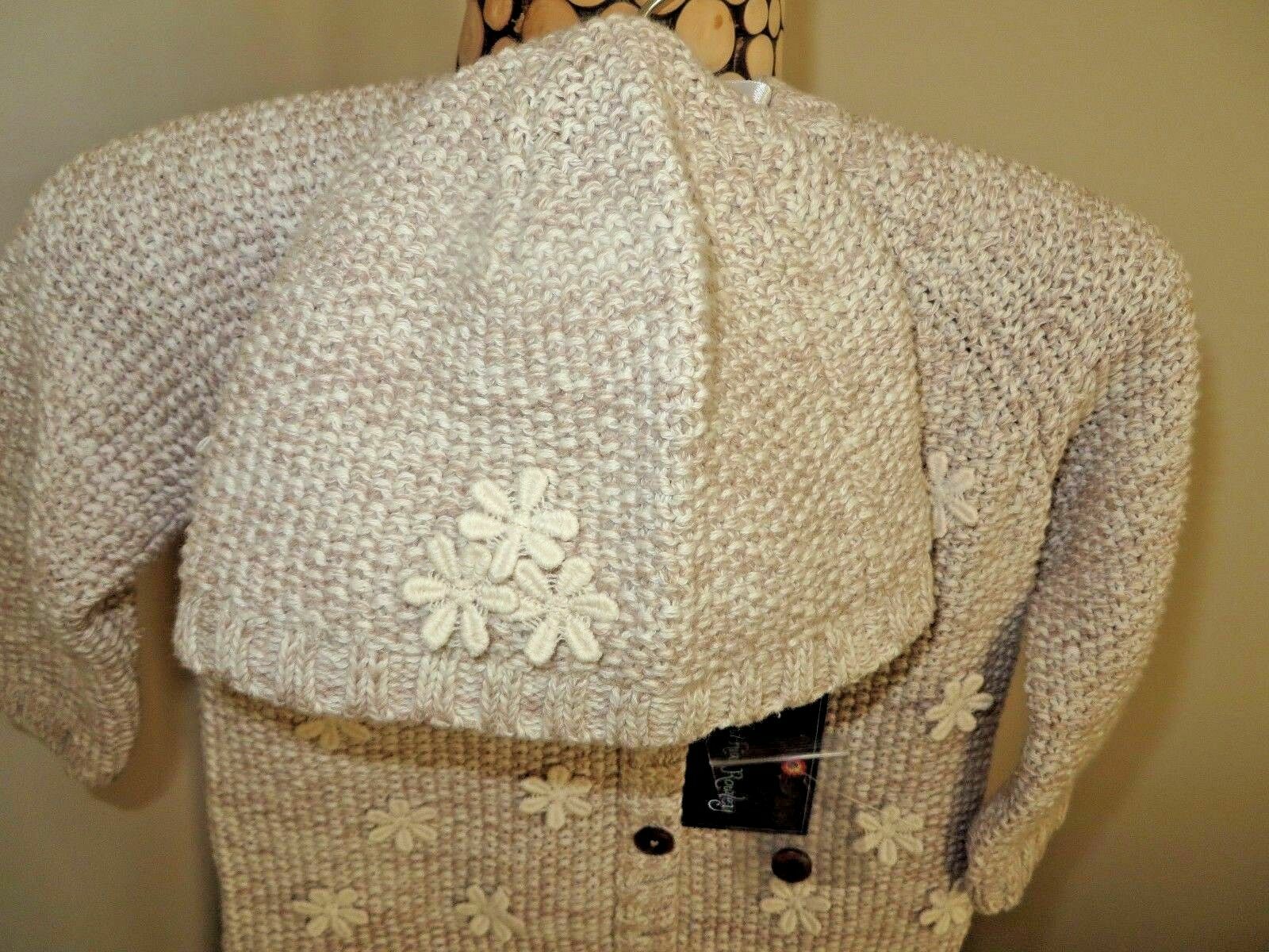 Cynthia Rowley Baby Toddler Dress light brown/dark coffee design flowers,3 piece