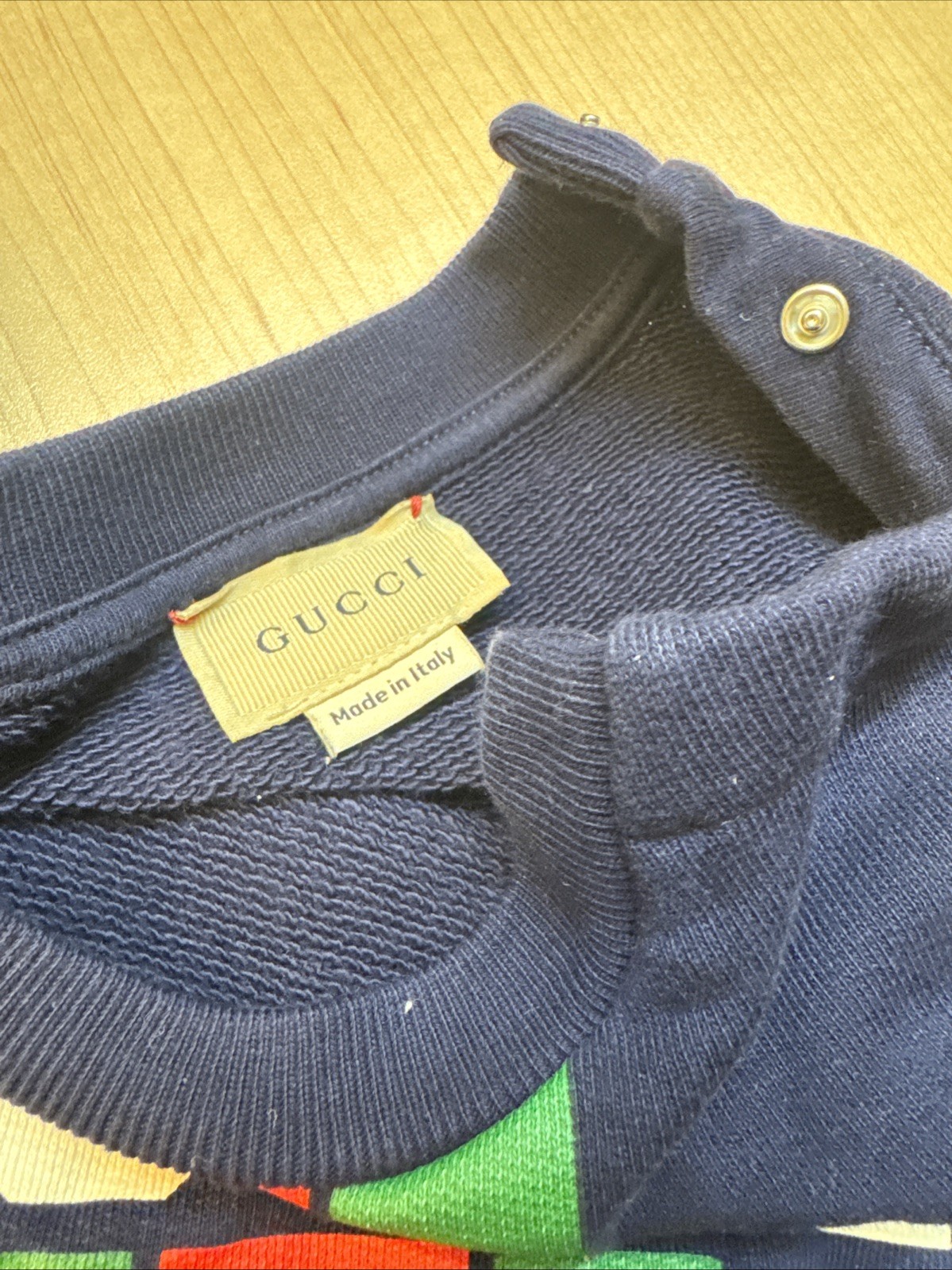 Gucci Baby Jogging Set Navy Blue Red Green 36 Month