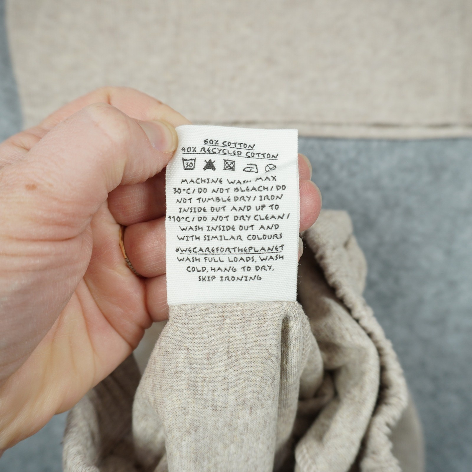 Play Up Baby Oatmeal Organic Cotton Jersey Sweater Pants Set 12M NWT Minimalist
