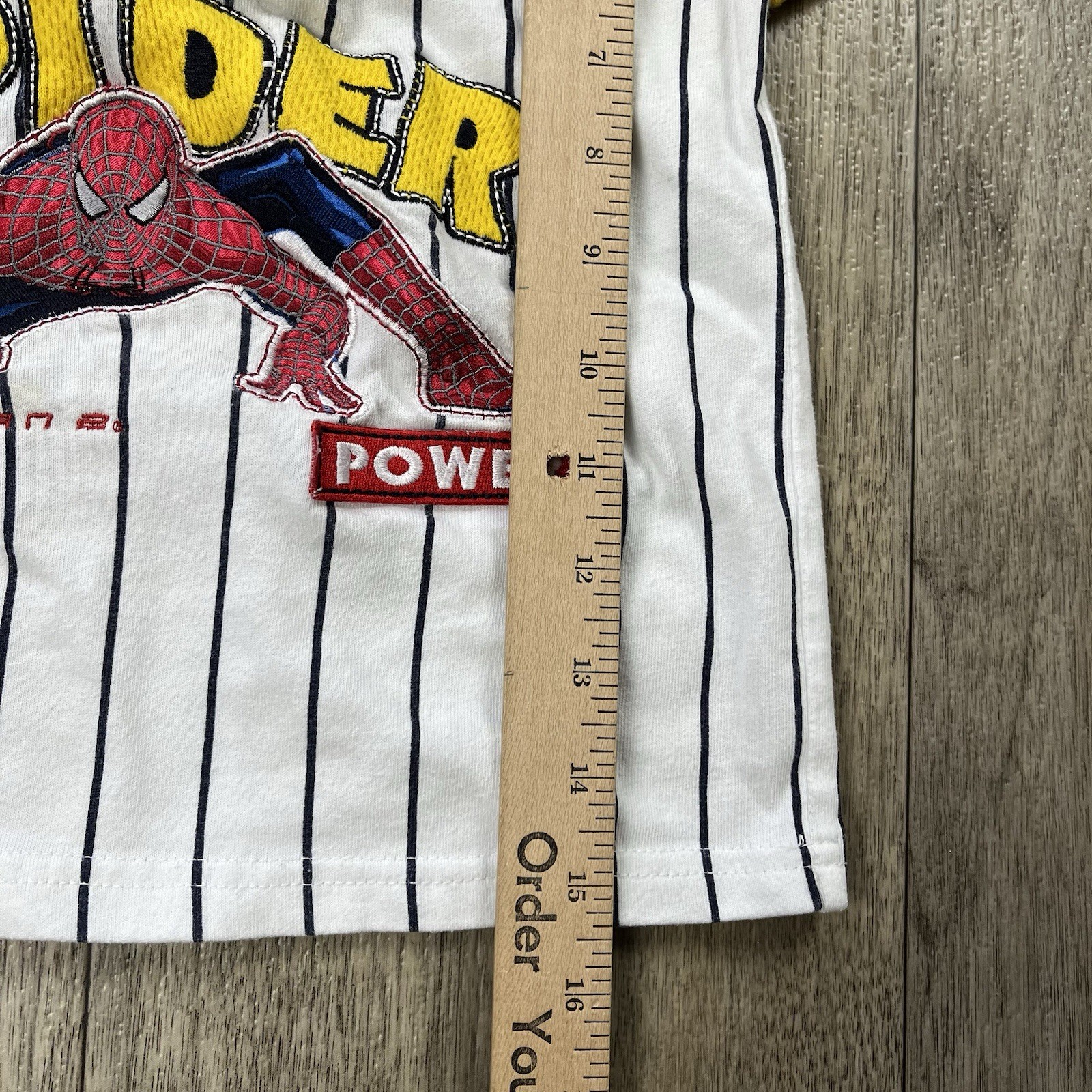 Vintage Spiderman 2 Shirt Kids 3T Baseball Jersey Henley Marvel Movie Promo
