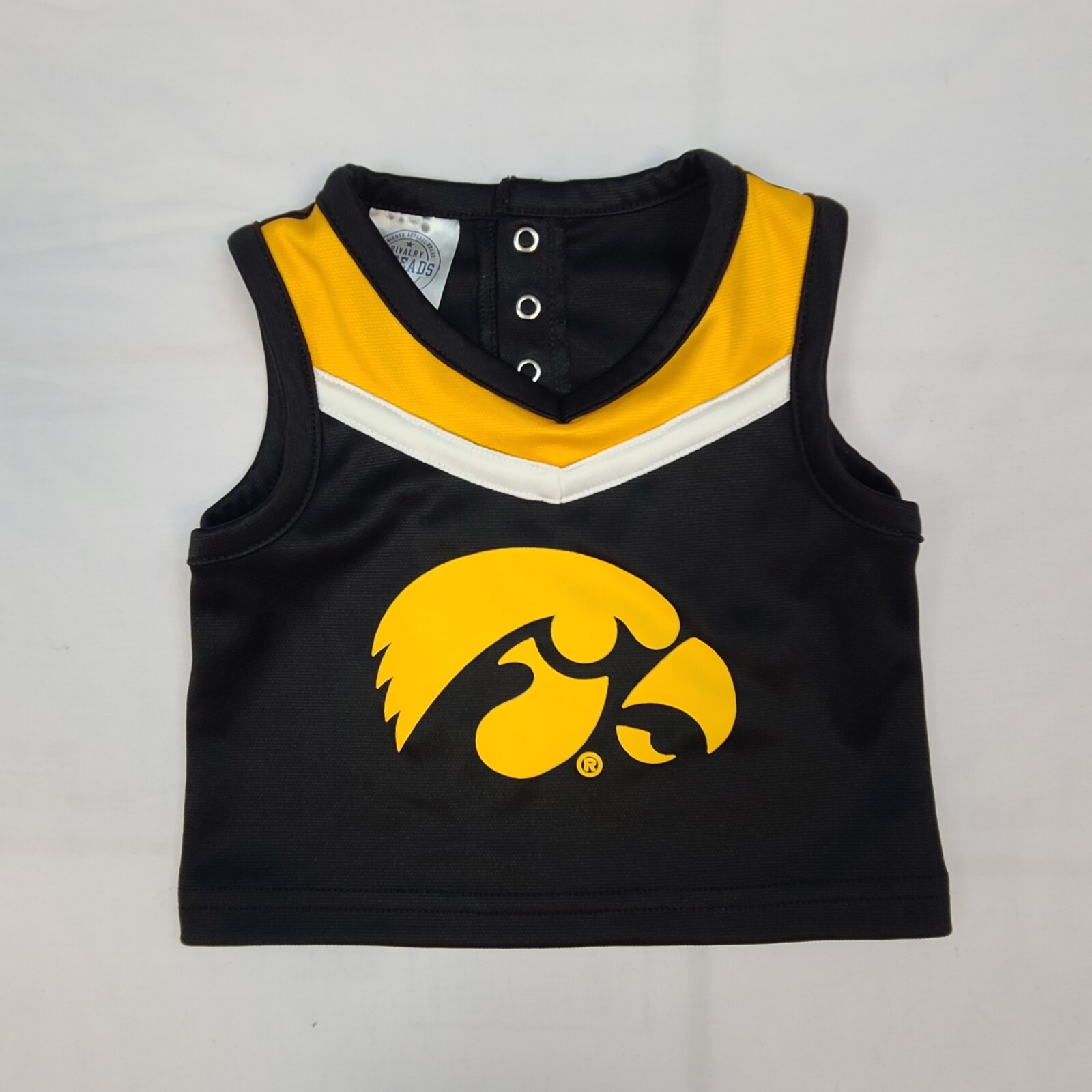 Rivalry Threads Iowa Hawkeye Kids Unisex Infant 12M Tank Top Orange Black White