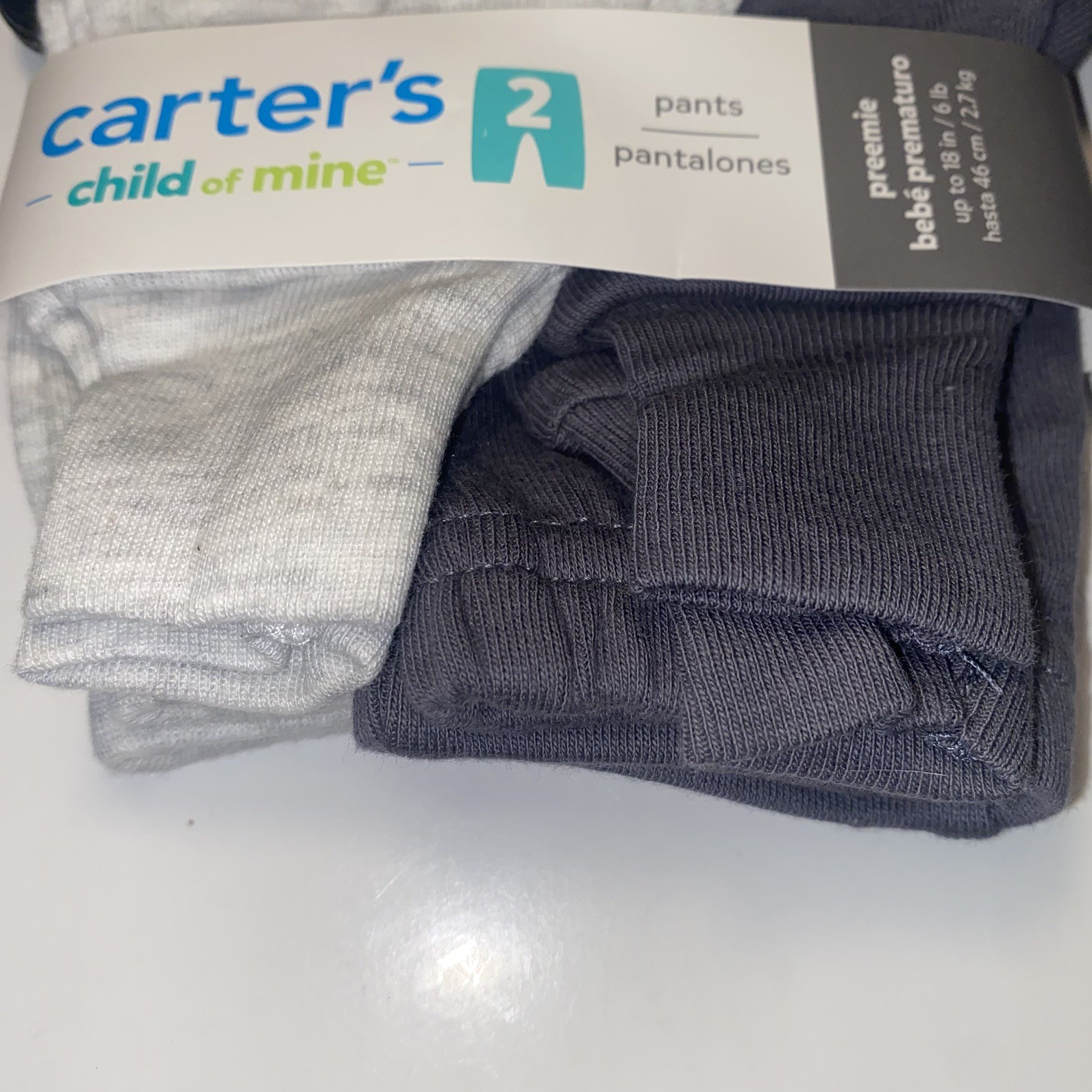 Carters Child Of Mine Baby Boy 5 Piece Set Size Preemie ZOO Bodysuits Pants NWT
