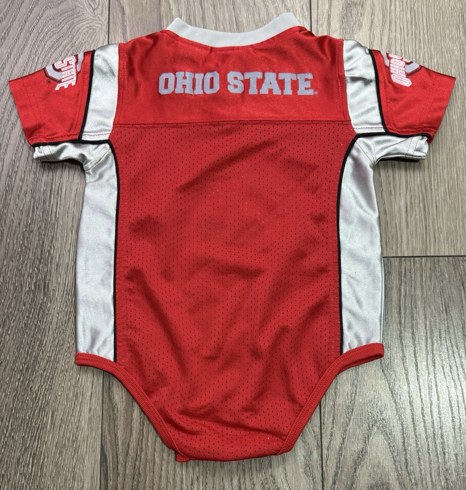 Vintage Starter Ohio State Buckeyes Baby Bodysuit Jersey Size 18 Months Red