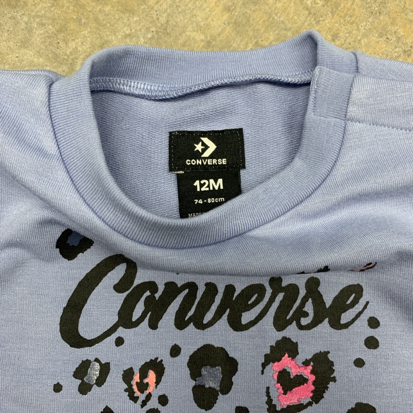 Converse All Star 2 Piece Set New With Tags Size 12 Months