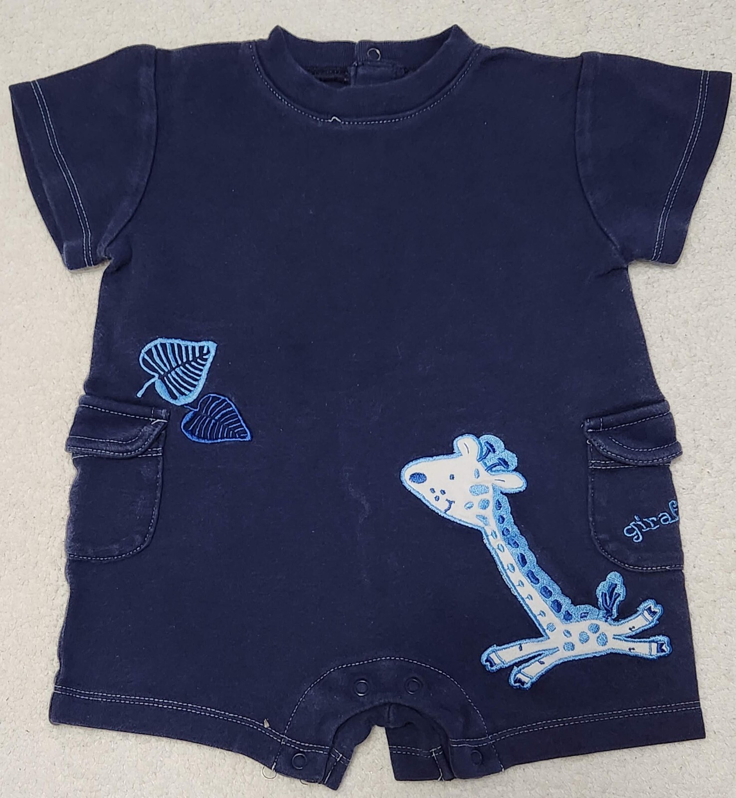 Little Wonders~ Boy’s 1 Pc Shorts Set ~ Size 6-9 Mo