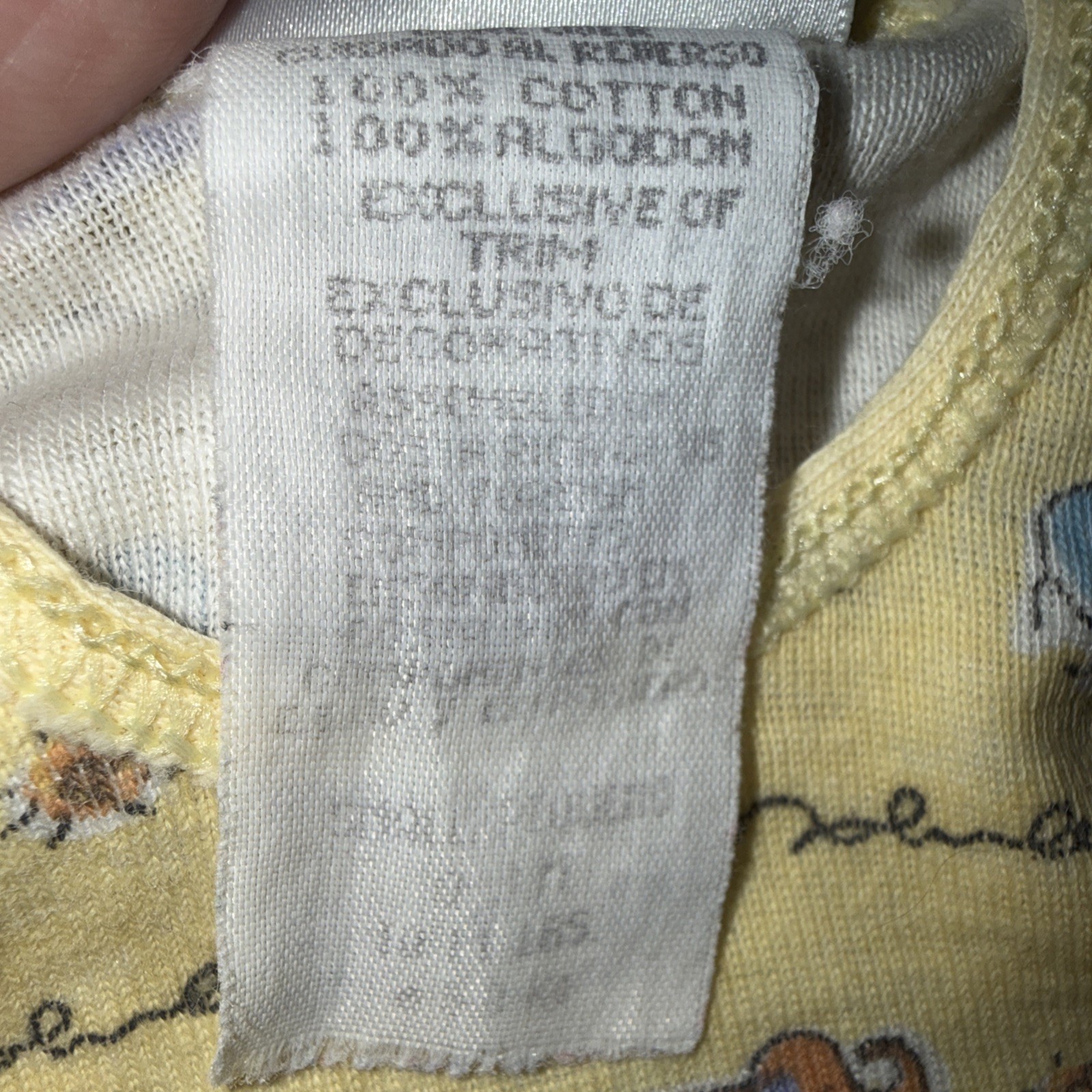 Carters John Lennon Baby Yellow Bodysuit 0-3 Months Vintage Animals Vintage