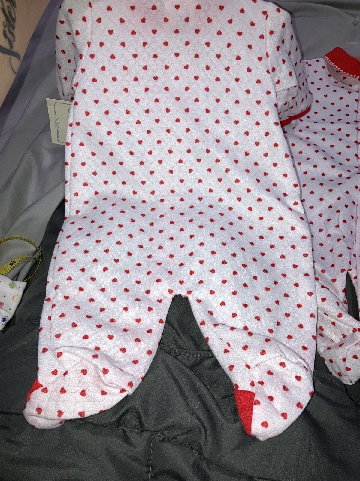 NWT Basic Editions Baby Daddy’s Valentine One Piece Outfit Girl’s 0-3 Months