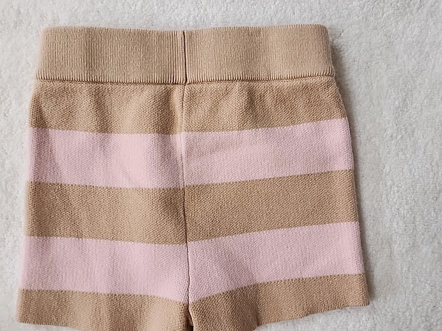 Grayson Mini Girls Striped Sweater Knit Short Set Size 18 Months Preowned