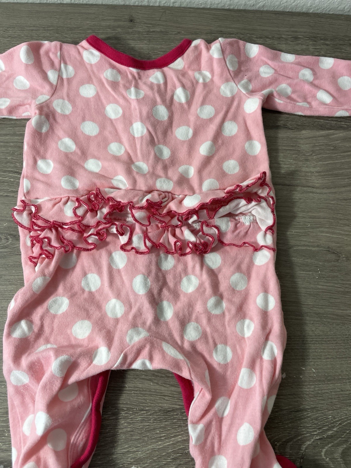 Lot of 10 Baby Girl Clothes 3-6 Months Disney Minnie Mouse Fleece Sleepers Tutu