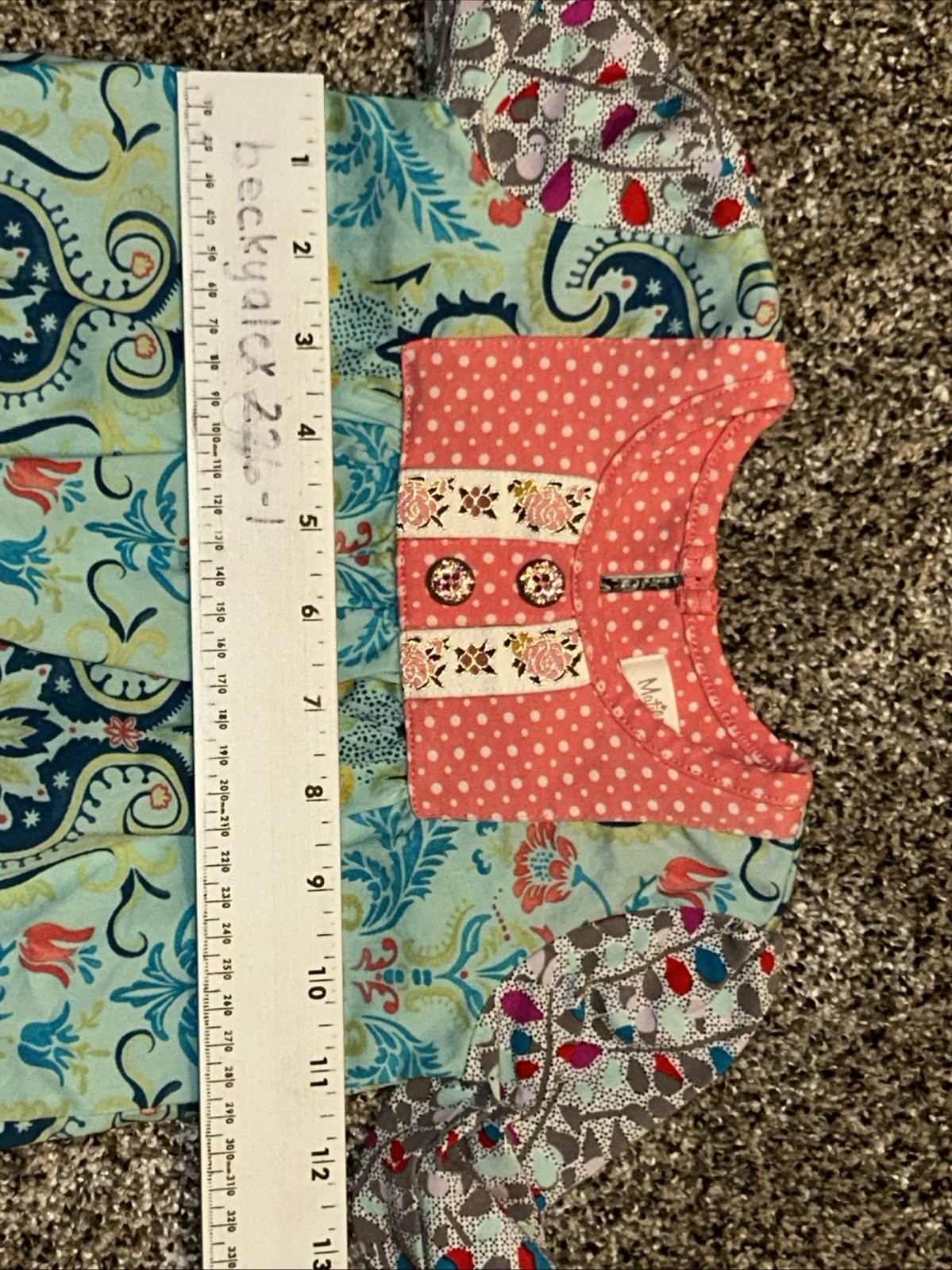 Matilda Jane Friends Forever Dress/Top & Diaper Cover 12-18 Months