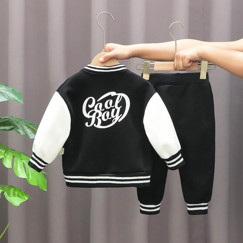 Toddler Boys 3Pcs Clothes Outfits Girls Kids Sport Jacket Tracksuit Sweatsuit