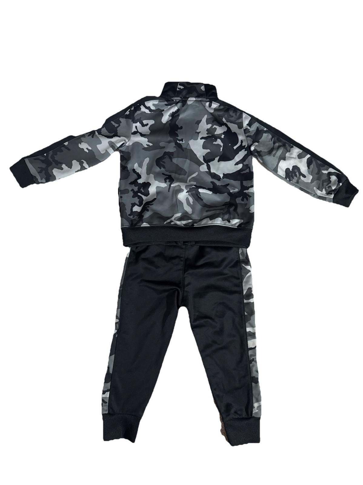 Nike Air Jordan Toddler Boys Full Zip Jacket & Pants Tracksuit 2 PC Set Camo 24M