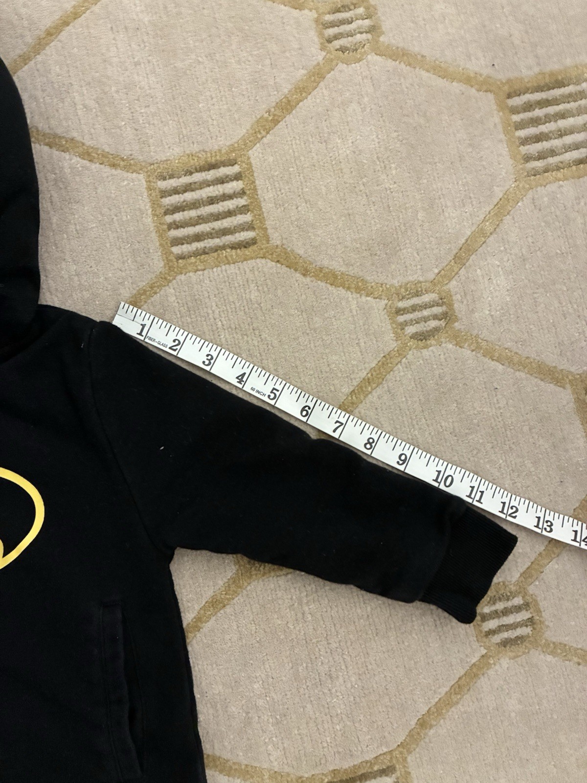 Cubcoats Batman Full Zip Sweatshirt Fleece Lined, Bat Ears 3T