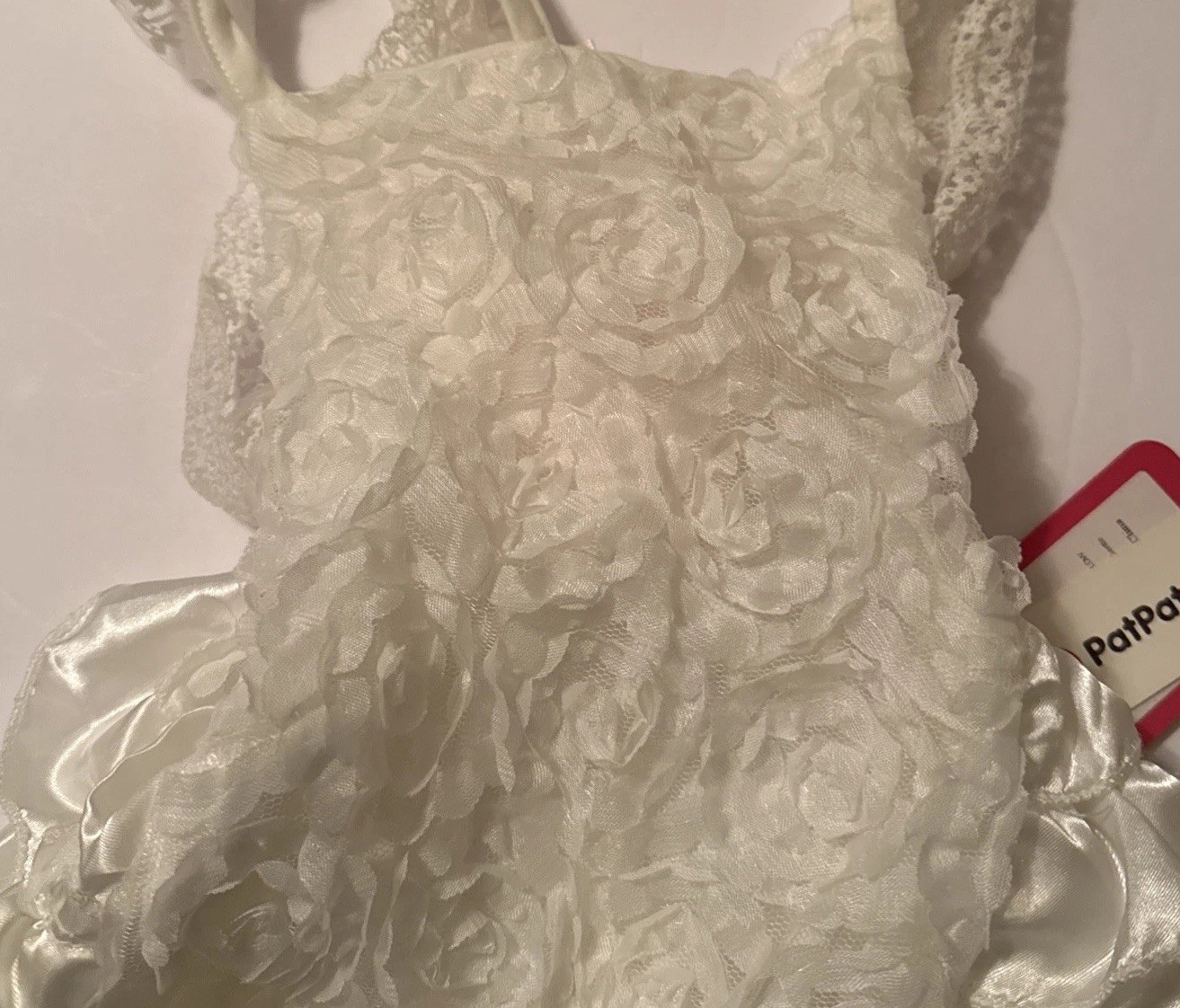 PATPAT Baby Girl 18/24 Month Outfit Butterfly Sleeve Ruffle Lace Romper Jumpsuit