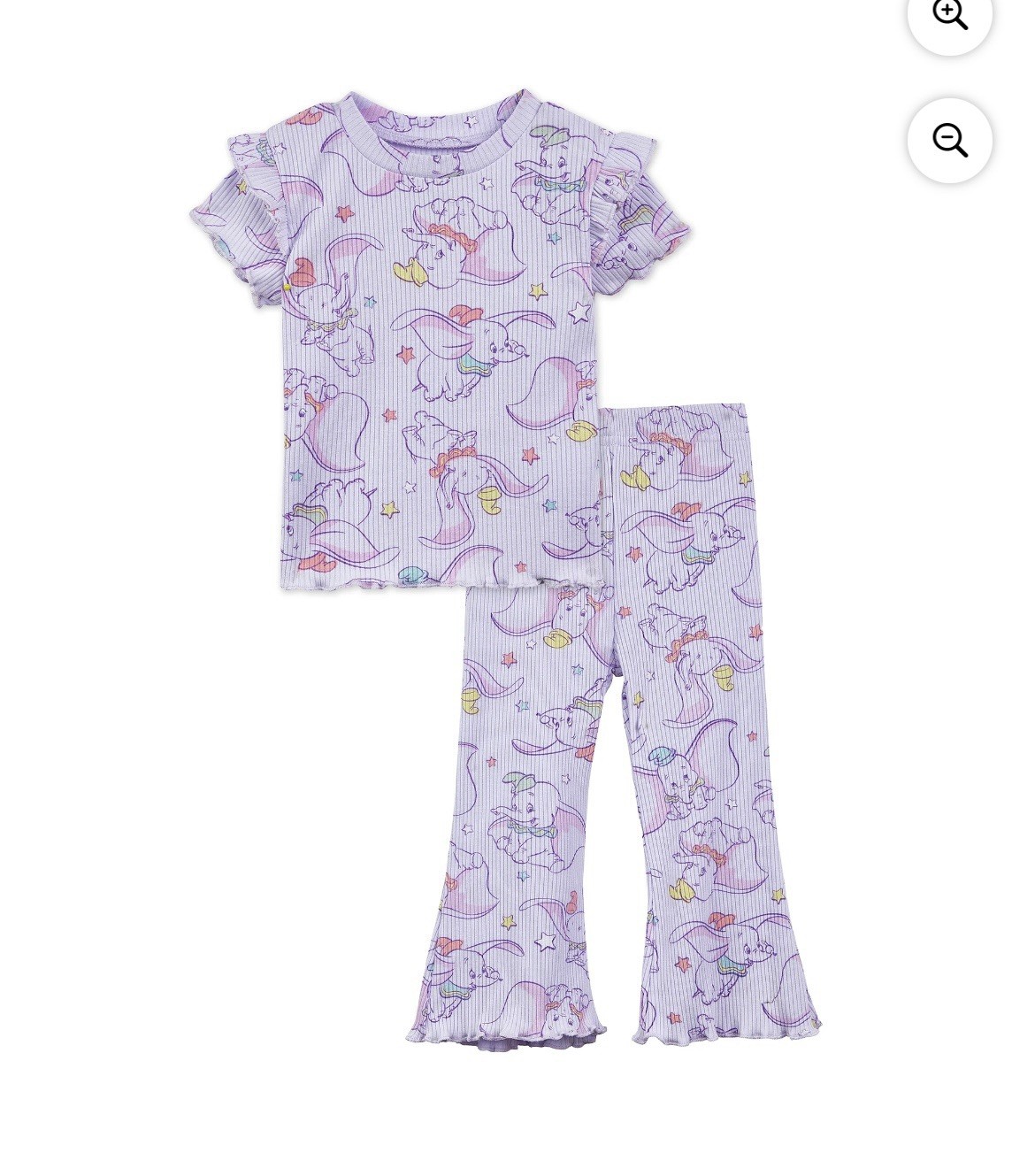 NWT Disney baby Dumbo purple matching outfit size 12 months
